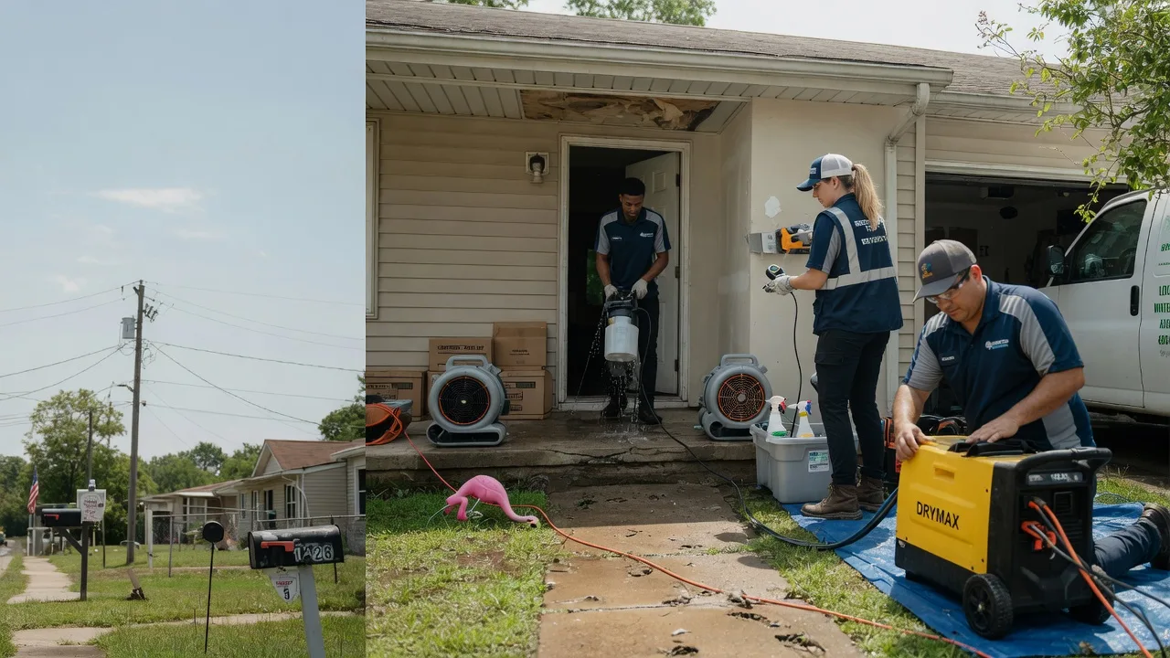 Storm Damage Water Removal in Mannsville, OK near me